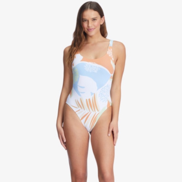 NWT Roxy wildflowers one piece. Size XL. Reversible swimsuit. - Picture 7 of 12